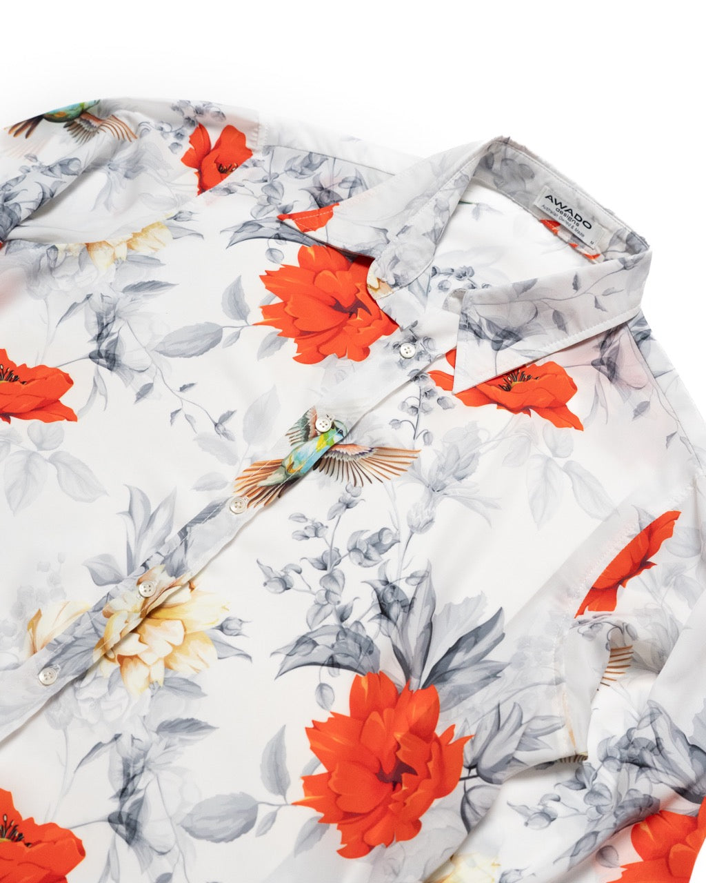 Hummingbird Long Sleeve Resort Shirt