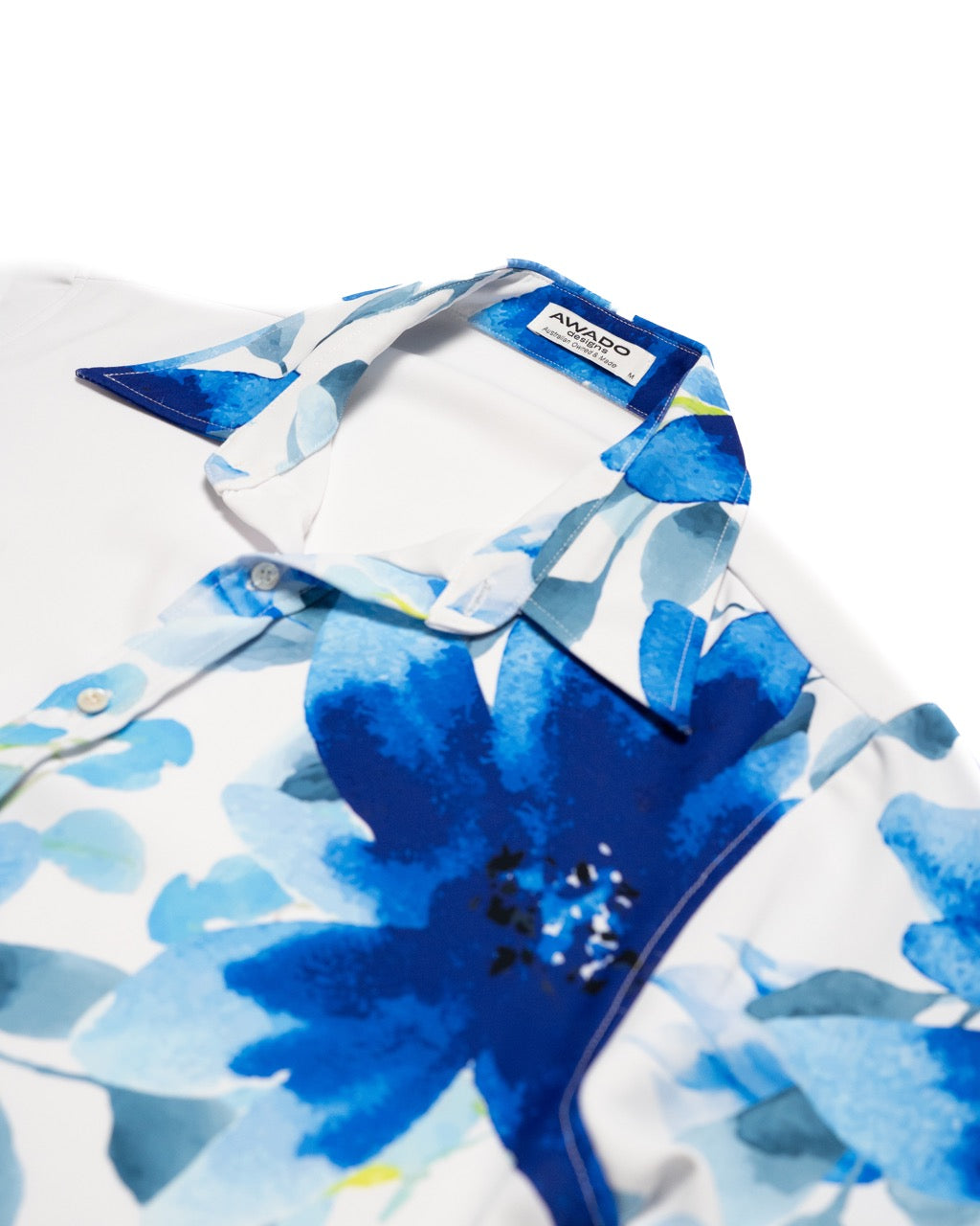 Blue Lily Short Sleeve Resort Shirt